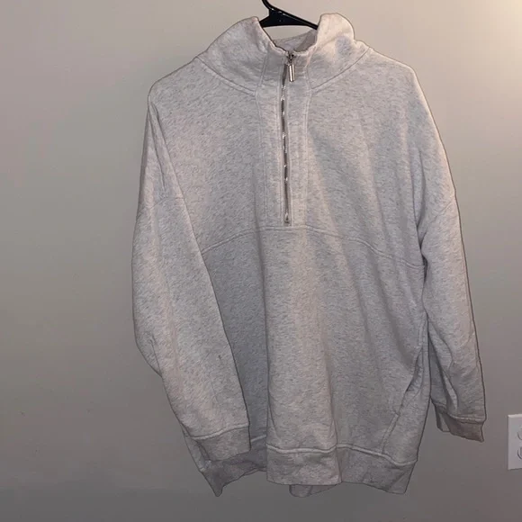 Old Navy Women’s Oversized Half Zip Tunic with Pockets